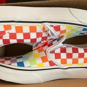 NWT Vans Checkerboard Slip On Shoes